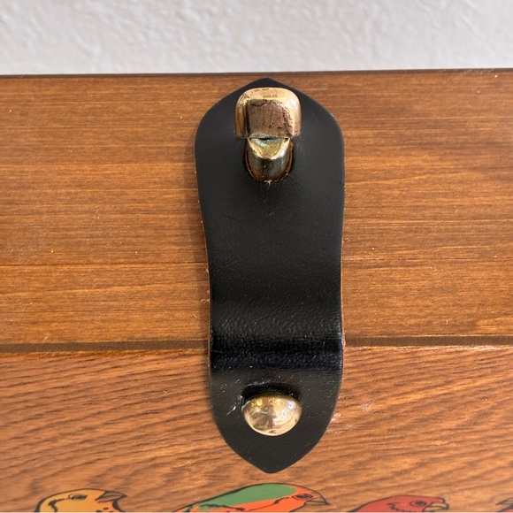 Vintage Enid Collins of Texas "For the Birds" Signed Wooden Box Bag Purse 60s - Picture 3 of 12